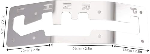 Miniatura 3 de KEMIMOTO Placa de cambio X3, compatible con Can-Am Maverick X3 y MAX 2017-2024, acero inoxidable brillante