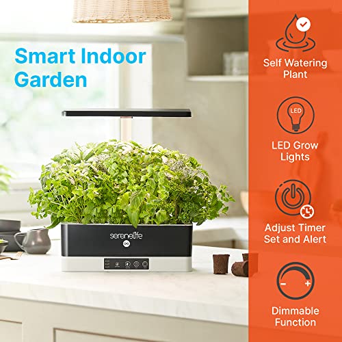 SereneLife 8 Pods Hydroponic Herb Garden, White - Image 5
