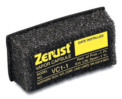 2-1/4" x 1" x 3/4" Zerust Anti-Corrosion Vapor Capsule (4.2 cu. ft. Protection) (50 Capsules) - AB-127-10