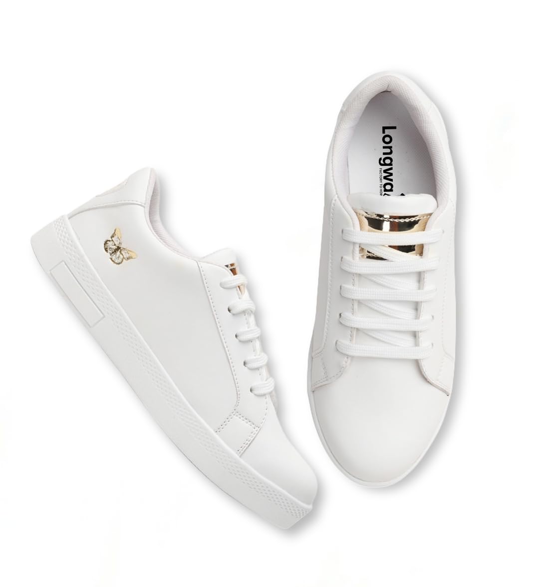 Round White Sneakers for Women-image-15