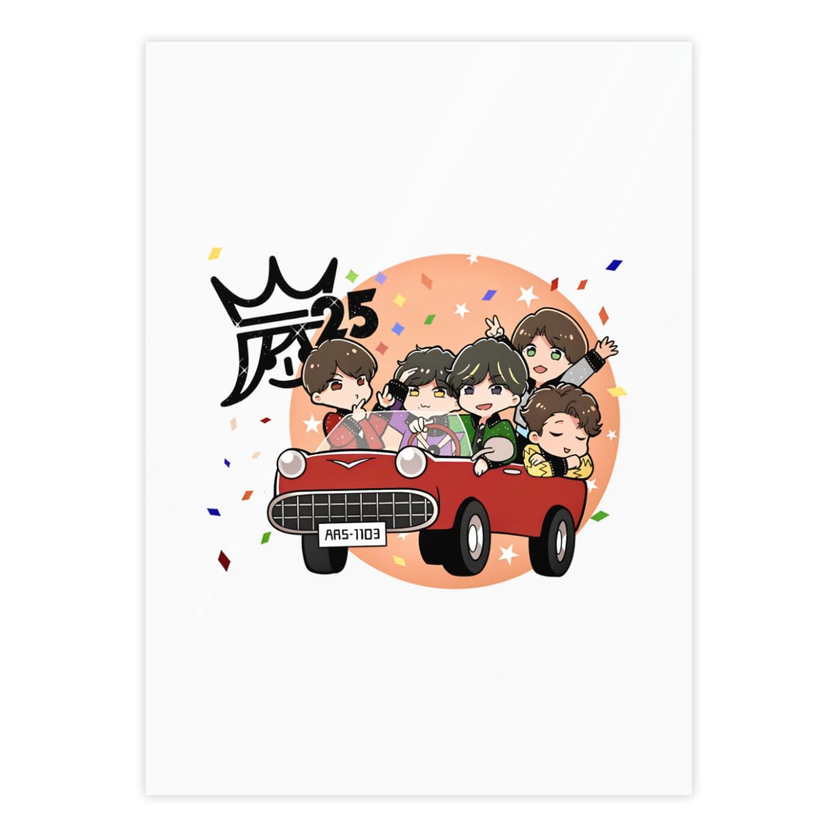 Amazon.co.jp: 嵐 ステッカー クリスタルステッカー 防水シール PVC