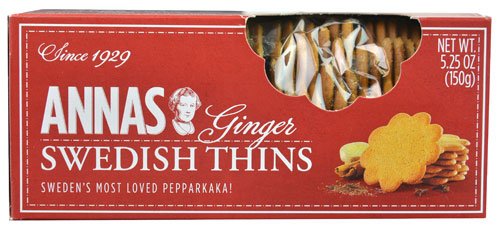 Anna's Swedish Thins Ginger - 5.25 oz - 2 pc_AB