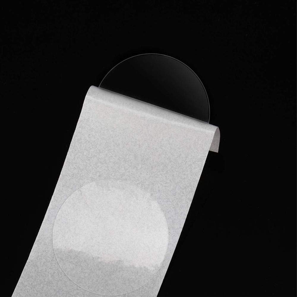 Pegatinas Transparentes Autoadhesivas | Rollo De 500, Varios Tamaños, PET Impermeable, Para Manualidades