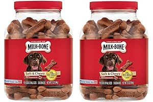 Milk-Bone Soft & Chewy Dog Snacks for Gentle Chomping