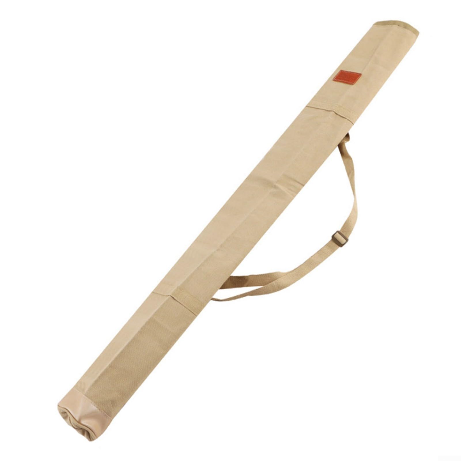 Estuche de lona para caña de pescar, bolsa de transporte impermeable con correa ajustable para el hombro para postes y aparejos de paraguas, equipo de 130 cm, Blue, 1,2 m