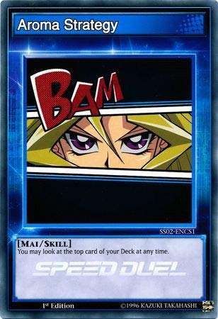 yugioh skill cards Amazon.com: Yu-Gi-Oh! - Aroma Strategy - SS02-ENCS1 - Common - 1st Edition  - Speed Duel Decks