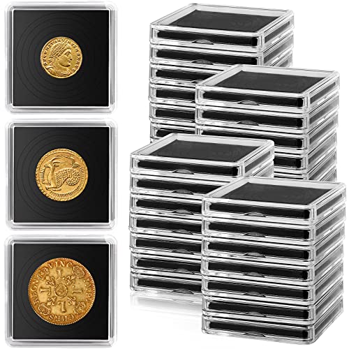 Waenerec 35Pcs Half Dollar Coin Holder Acrylic Coin Display Case...