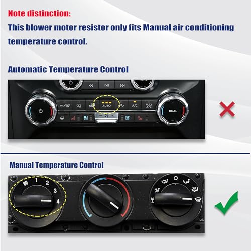 Image of AITKEN Blower Motor Resistor compatible with Chevrolet EXPRESS 1500 2500 3500 KODIAK GMC C4500 Topkick SAVANA Ref #12135104, 1580560, 22941007, 89018537, 89018770.