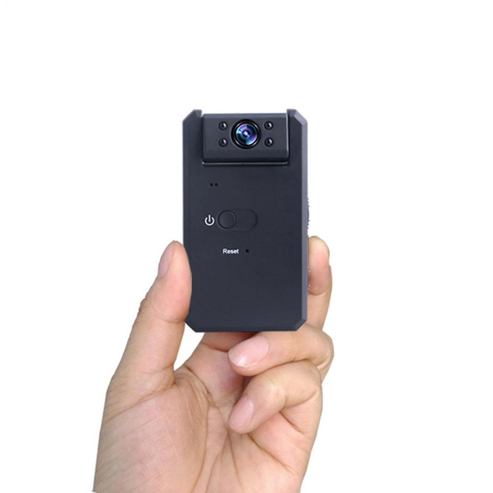 Telecamera per il corpo – HD 5 cm indossabile, registratore visione | notturna, cattura audio dello schermo | Mini poliçe Style Clip Cam Security Sport Outdoor Action Device Video Recorder Securi