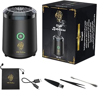 Oud bukhoor Mini USB Incense Burner Electric original Ramadan Dukhoon Arabic Aroma Diffuser For Home Office Car Rechargeable Portable