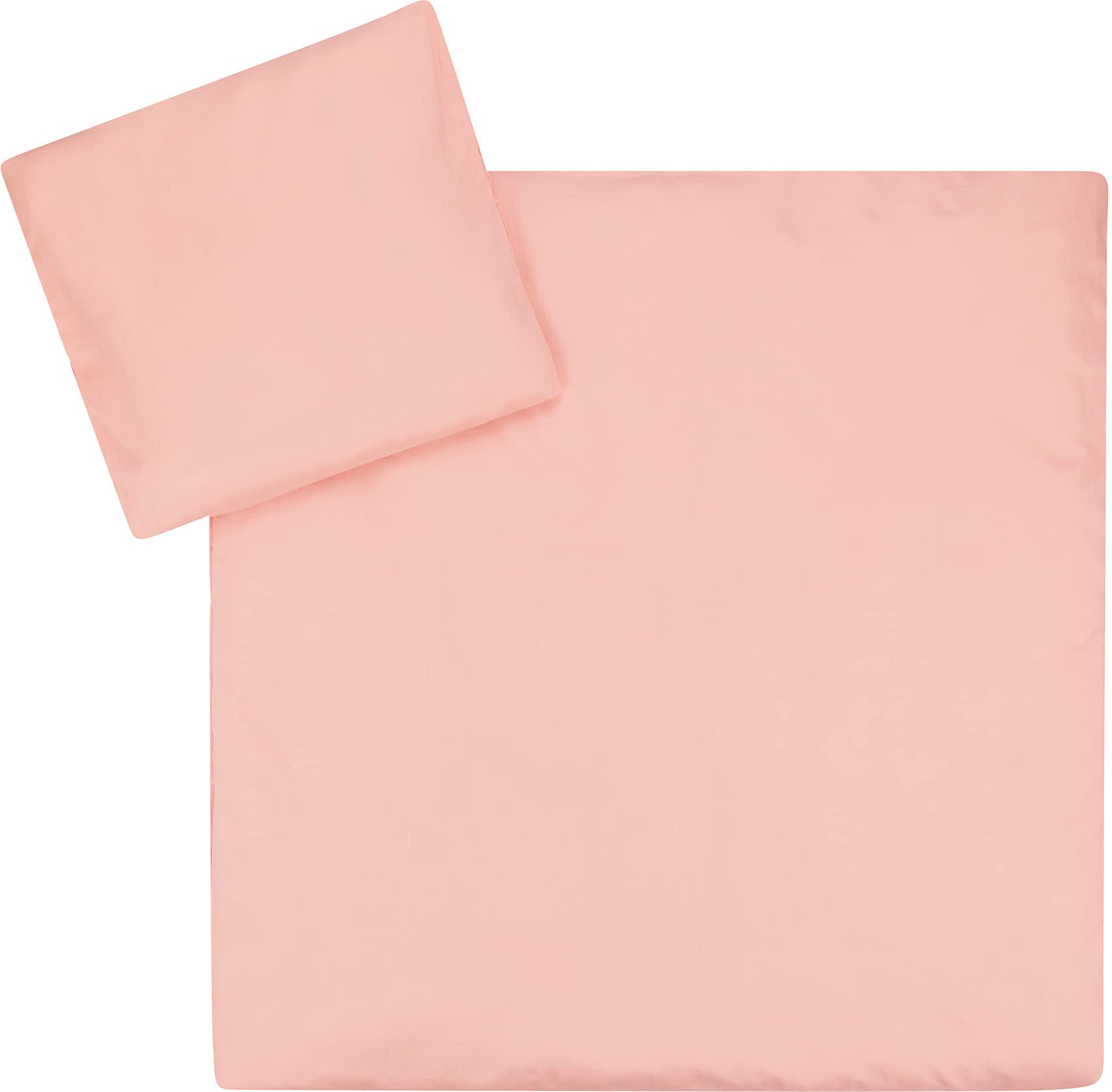 Julius Zöllner Bettwäsche 80x80 + 35x40 Uni Mauve für Families bei Sommer- und Winteruse