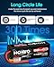 HOOVO 3S 11.1V Lipo Battery 6500mAh 120C RC Lipo Batteries Hard Case EC5 Plug Compatible with 1/8 1/10 Scale Vehicles RC Car Trucks Truggy Boats(2 Packs)