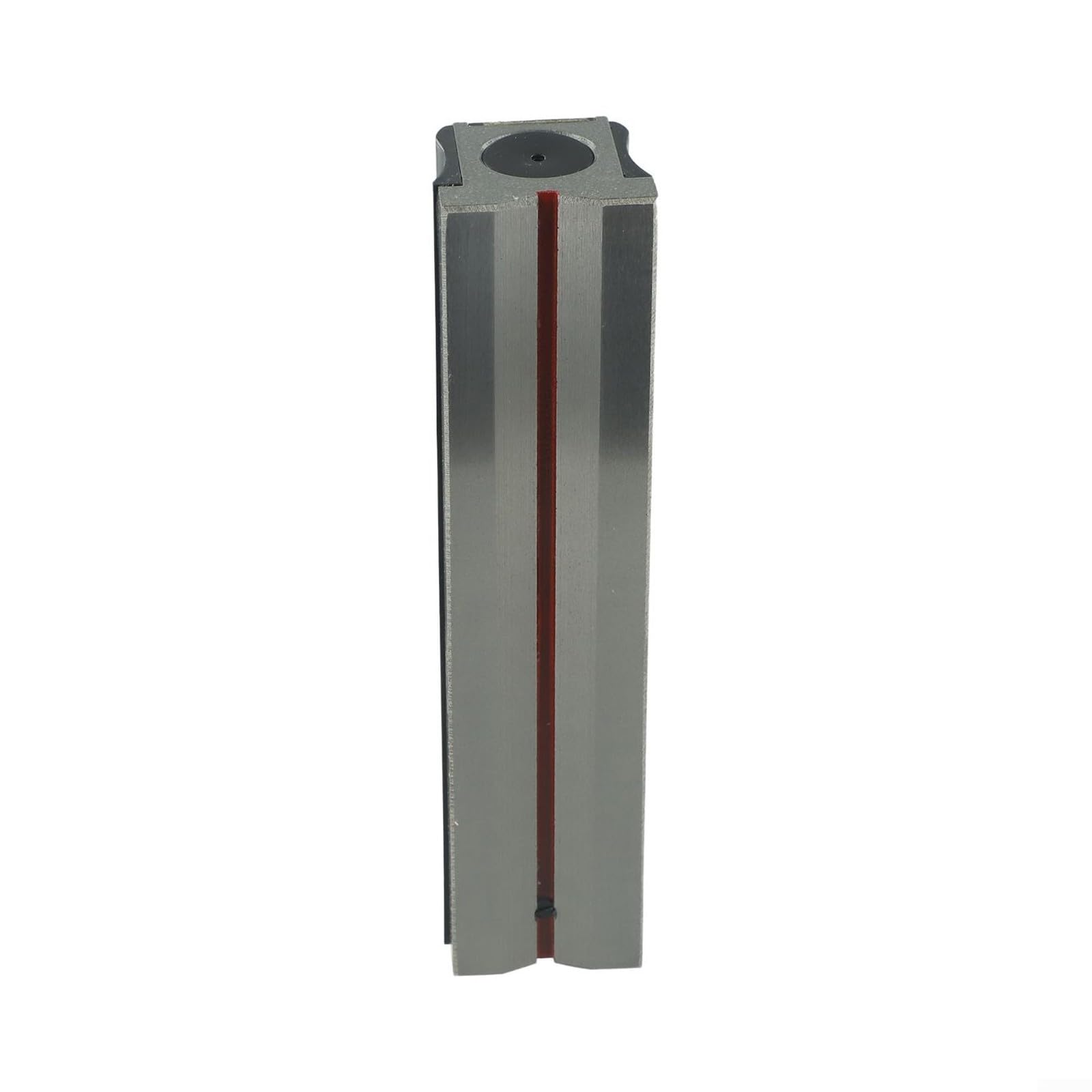 Acero industrial para nivel con base de ranura en V, medidor de sensibilidad de 0.02 mm para nivel de maquinista y herramienta de instalación de máquina (200 mm)
