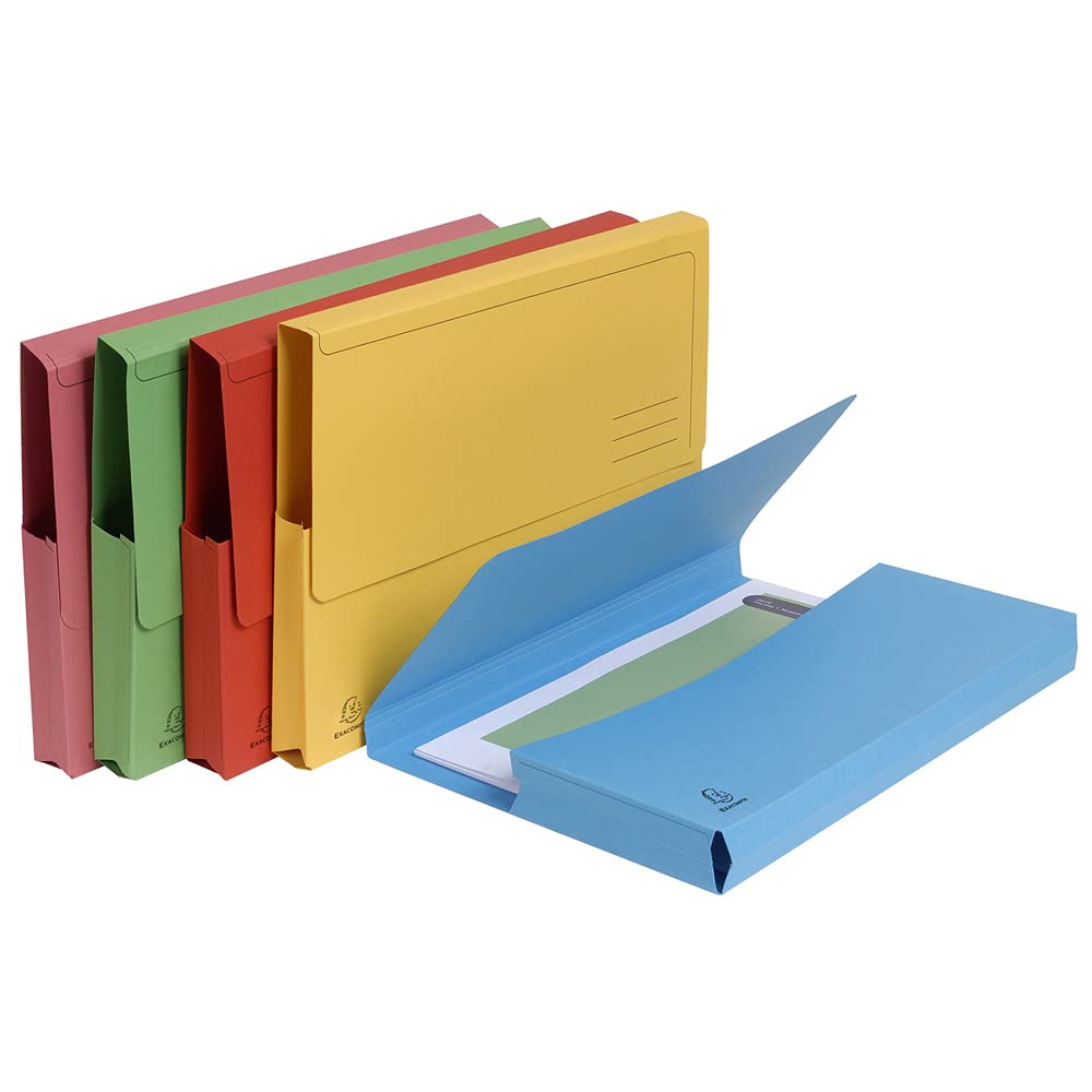 Exacompta, Ref. 46973E, Pack of 10 Forever® 32 mm gusseted pocket folders 290 g/m² - Image 3