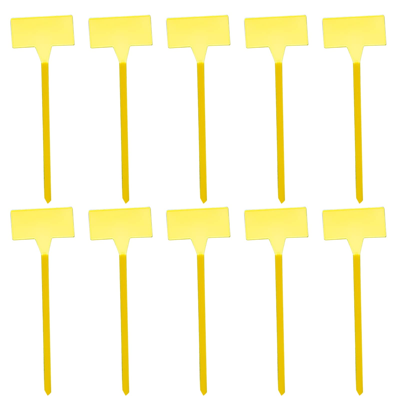 Etichette Per Piante Da Giardino - 30 Pezzi, Plastica, 36x15 Cm, Personalizzabili, Colori Vivaci