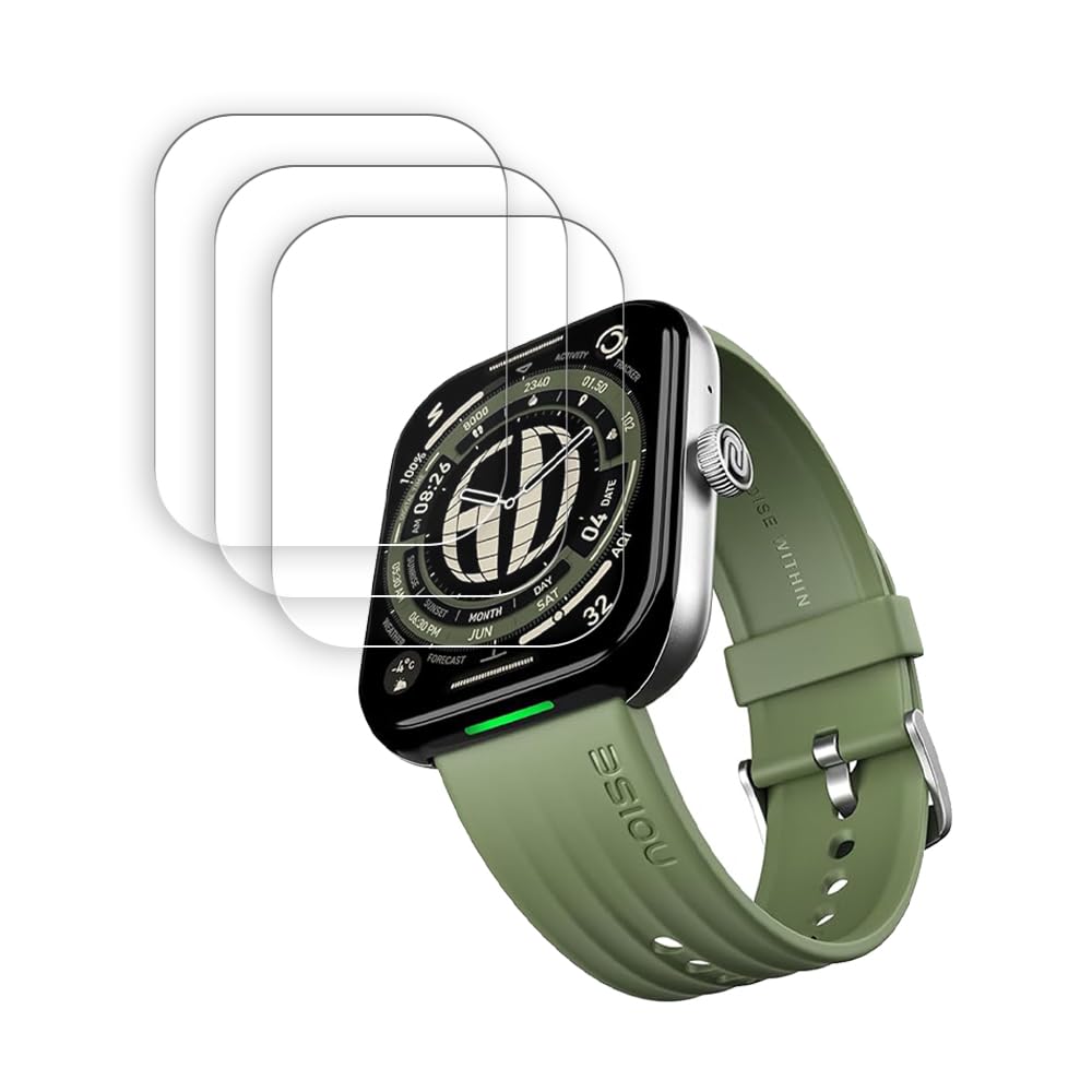 ARBAN Screen Protector for Smartwatch Noise Ultra 3 Luminary 1.96 inch (Pack-3 SMARTWATCH SCREEN PROTECTOR)