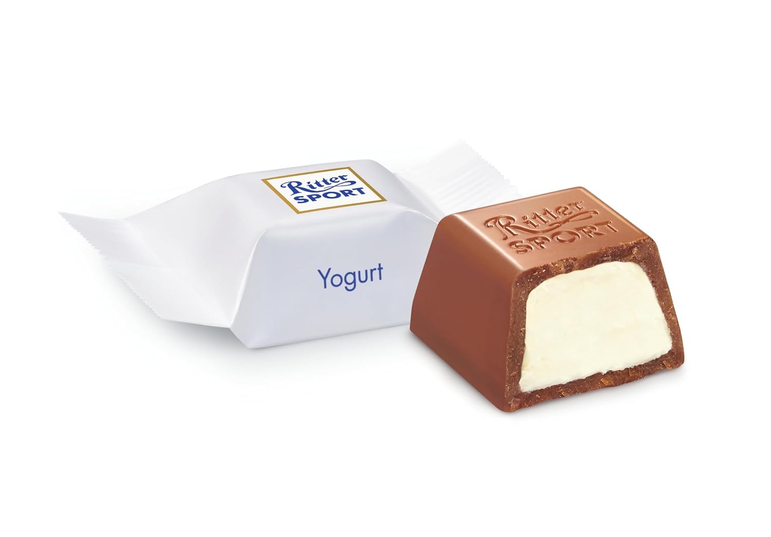 Ritter Sport Schokowürfel Dankeschön, Joghurt, Voll-Nuss in Nugatcreme, Danke Schön, Mousse au Chocolat, Schoko Crisp und Karamell Duo, geeignet für Muttertag und Vatertag, 8 Boxen mit je 176 g