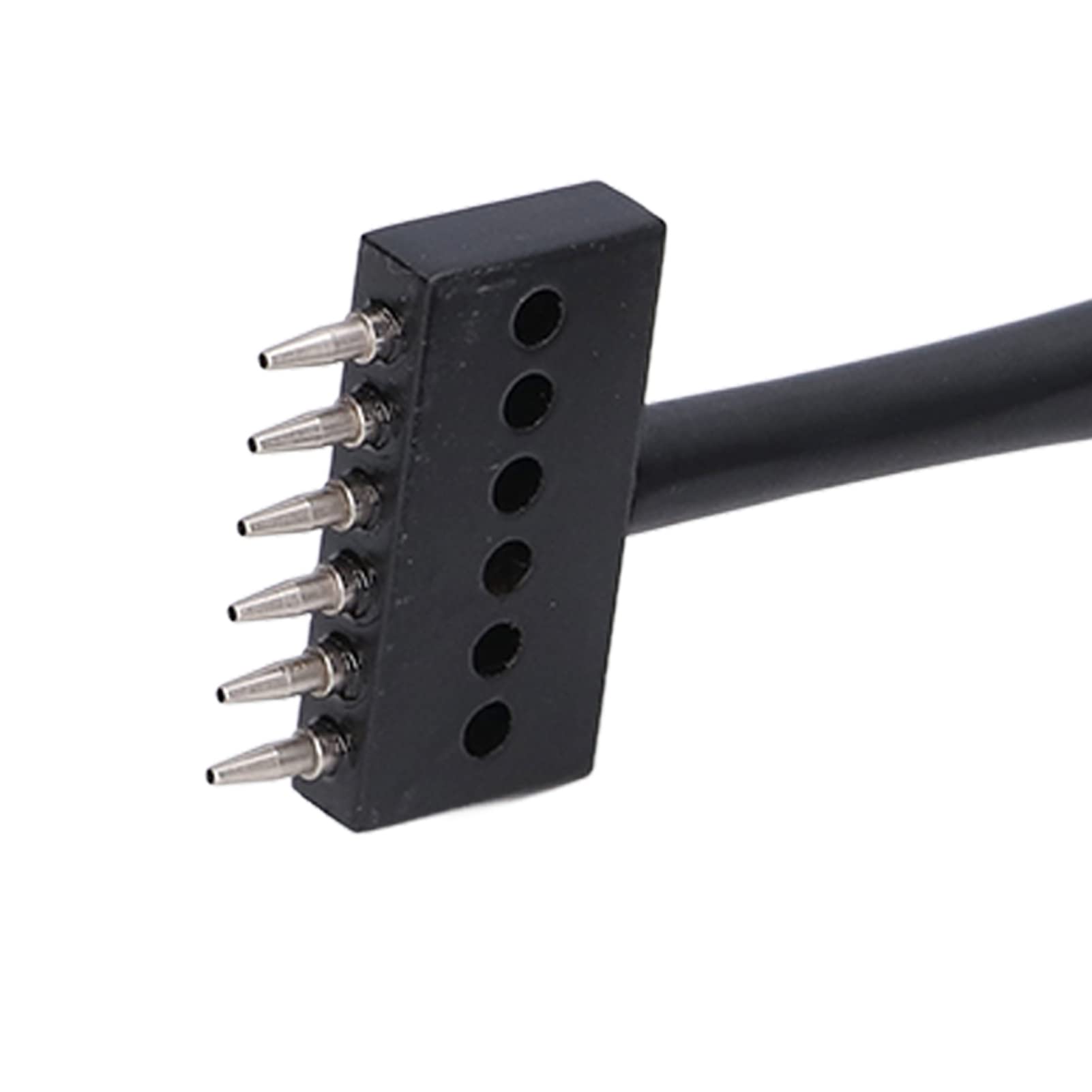 3Pcs Prong Punch Tool Set for DIY Leather Craft, Fast Punching with 4mm 5mm 6mm Sizes, Strength Steel Material, for Rectangular Punching (6mm)
