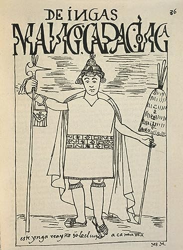 Tableau de Manco Capac par Felipe Huaman poster d'art mural vintage 60x90cm