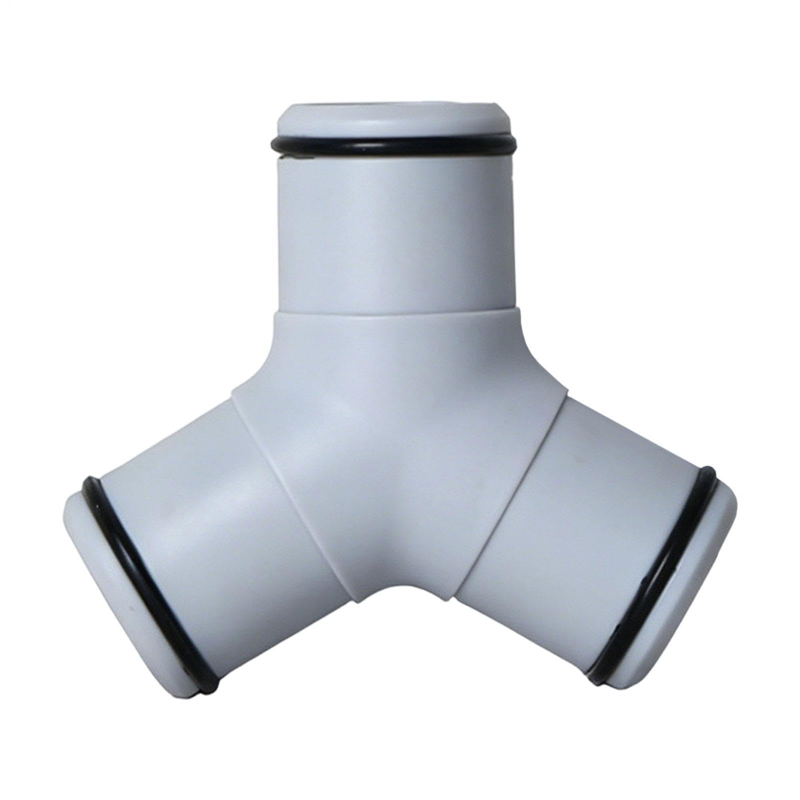 Y-Shaped Pool Hose Connector, 32 Mm Diameter 3-Way Hose Connector Adapter Water Pipe Interface Swimming Pool Hoses Adapter Water Pipe Extension Joint For Ground Pools Hoses