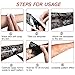 Henna Tattoo Stencil Kit,12 Sheets Stickers for Henna Tattoo Hand Forearm Glitter Airbrush DIY Tattooing Template, Large Indian Temporary Tattoo Stickers