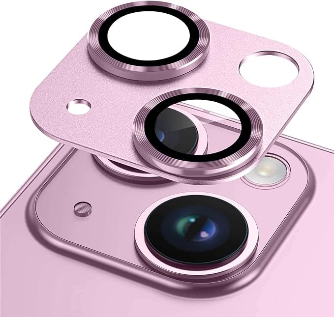CASENED Camera Lens Protector for iPhone 15 / iPhone 15 Plus Alloy