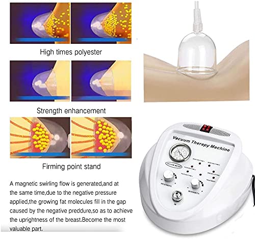BDHXWCN Vakuum-Therapie-Maschine, Massage, Körperformung, Formende Lymphdrainage, Spa-Hautstraffungsmaschine, Schröpfmassagegerät mit 30 Tassen und 3 Pumpen - Image 4