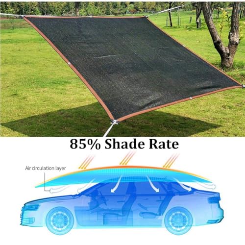 Filet d'ombrage voiture contre surchauffe - Protection UV jardin et serre 5x10m 10x10m - 5