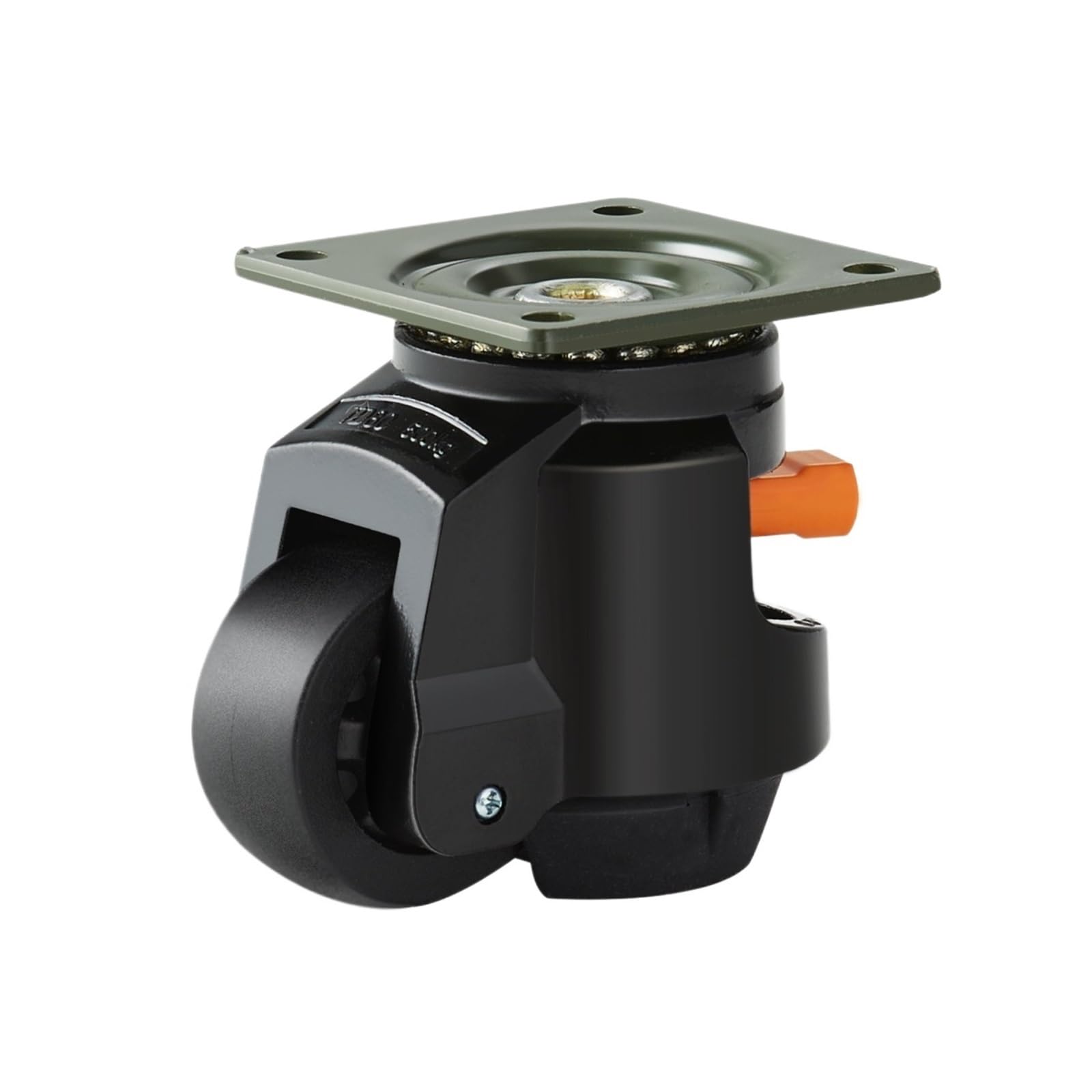 GYRAZXS Retractable Industrial Leveling Machine Casters - 1pc Ratchet Arm Heavy-Duty Castors for Enhanced Stability and Mobility (80FD)