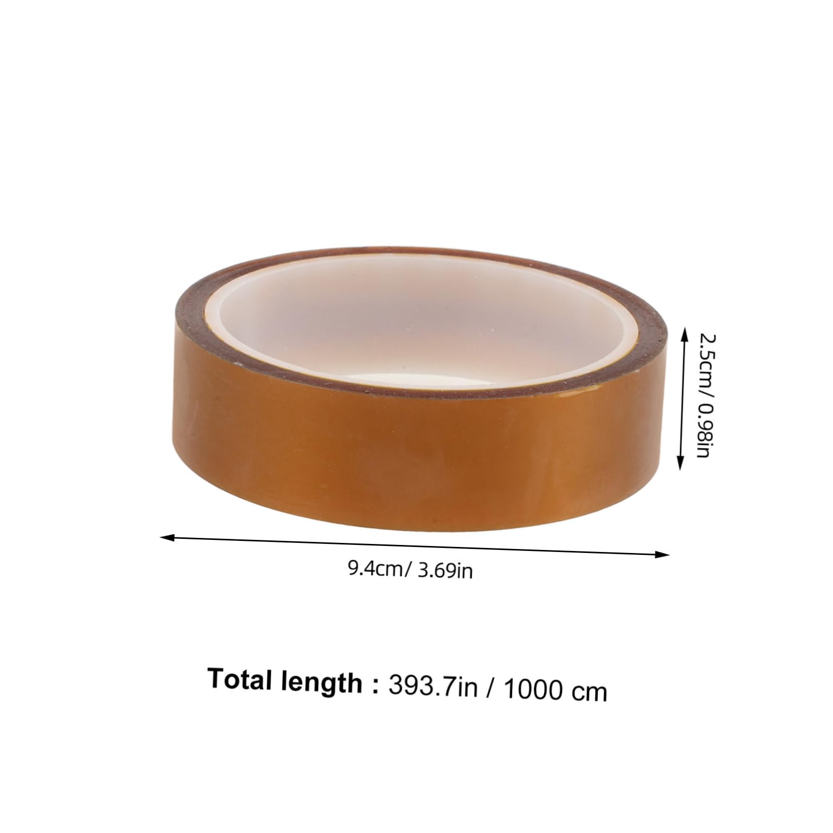 HEALLILY High Temp Resistant 300°c Industrial Polyimide Heat Transfer Tape 10m Roll Heat Transfer Tape