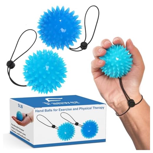 Handtrainer Fingertrainer - Knetball für Hände Therapie 2 Set, Weich Ball Antistressball Massageball (2Ebenen), Kräftigung von Hand, Finger Training, Lindert Stress, Angstlinderung, Gummi