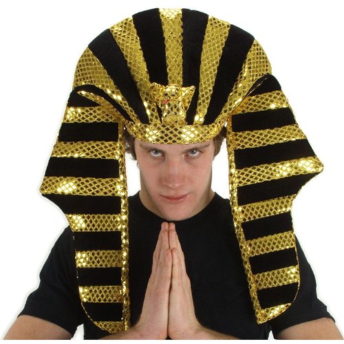 KING TUT SHINY HEADPIECE Costume Accessory