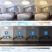 SHILOOK Plafón Led Techo Redondo Regulable con Mando, 24W para Habitación Salón...