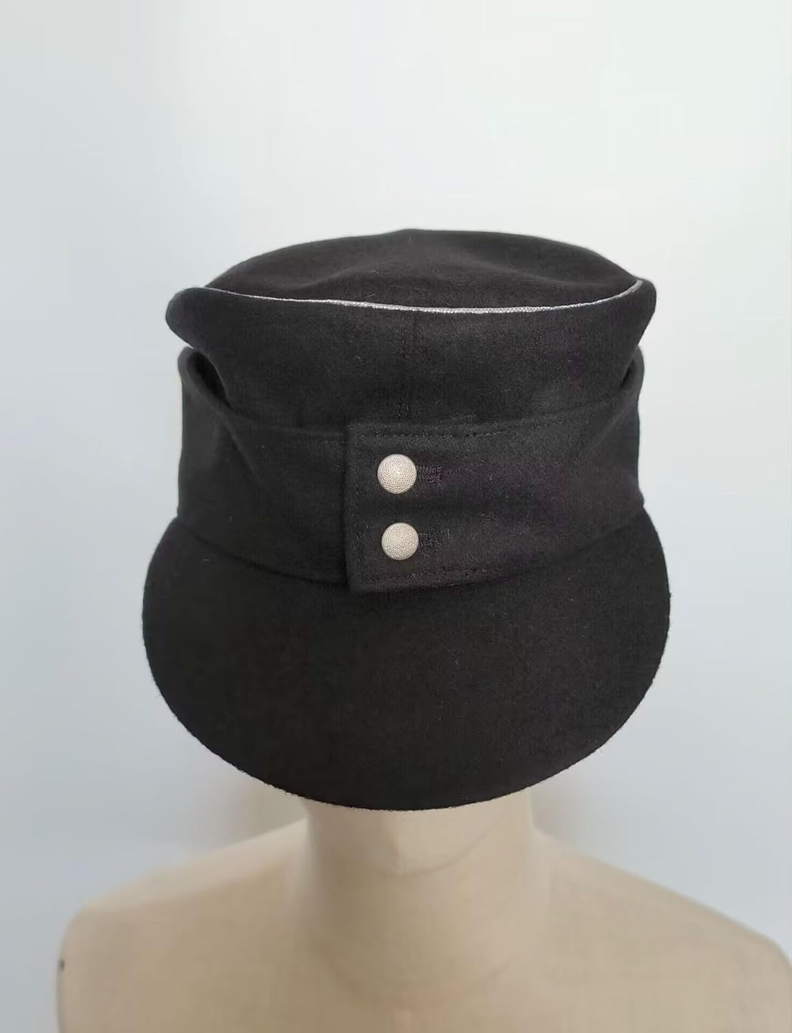 ドイツ軍　規格帽　戦車将校用　ミハエルヤンケ Amazon.co.jp: WW2 ドイツ軍 M43 規格帽 将校仕様 ウール製 黒 PANZER