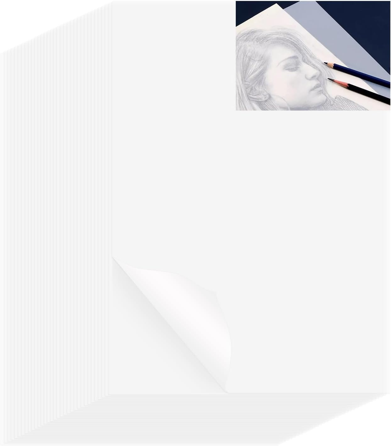 Quacc 35 Sheets 63g A4 Transparent Tracing Paper Artists