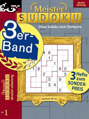 Meister-Sudoku 3er-Band Nr. 1
