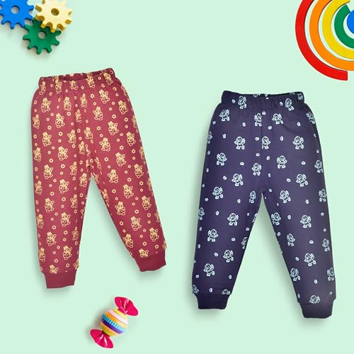 Image of LuvLap Baby Boys Full Sleeve Sweatshirt & Pyjama Sets, Pack of 2