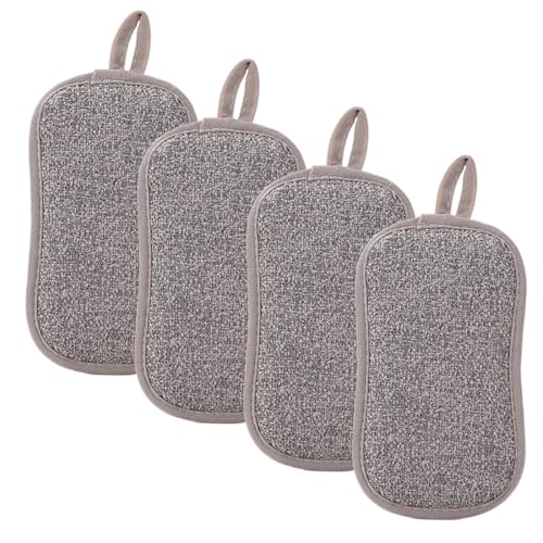 WeddHuis Sponges Kitchen Cleaning Scourers Microfibre Non-Scratch...