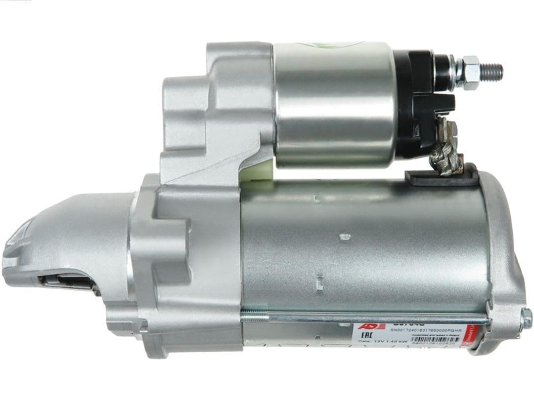 AS-PL MOTOR DE ARRANQUE Compatible con OPEL Corsa D Hatchback S07, FIAT 500 312 PANDA 169 GRANDE PUNTO 199, FORD KA RU8