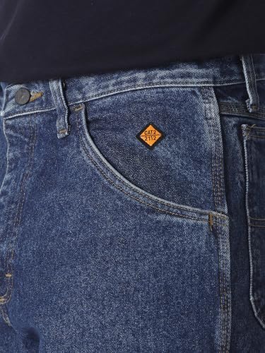 Wrangler Herren Riggs Workwear Schreiner-Jeans, schwer entflammbar Arbeitshose, Denim, 33 W/30 L – Ansicht 4