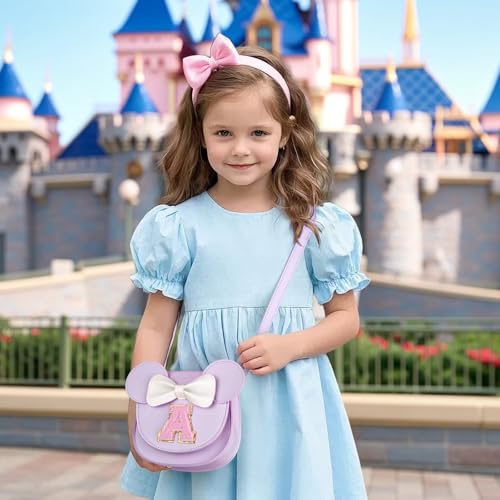 Image of Birthday Gifts for 3 4 5 6 7 8 Year Old Girl - Toddler Purse Gifts for Girls, Little Girl Purse Kids Wallet Crossbody Bag (L, Purple)