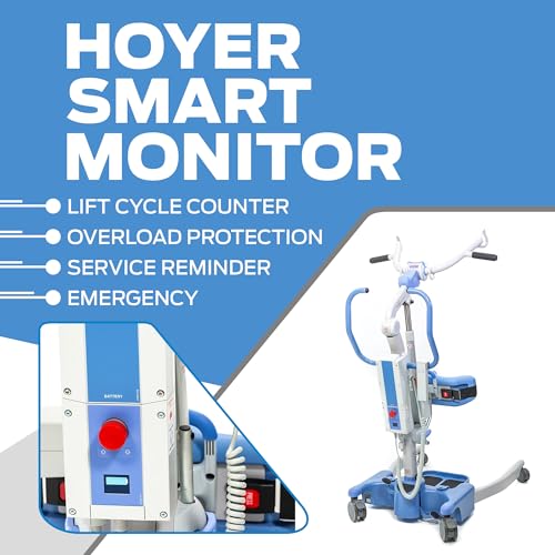 Joerns-Hoyer-Journey-Sit-to-Stand-Electric-Power-Patient-Lift-Ultra-Compact-Portable-Folding-Stand-Aid-Safe-Working-Load-340-Lbs-Smart-Monitor-Technology