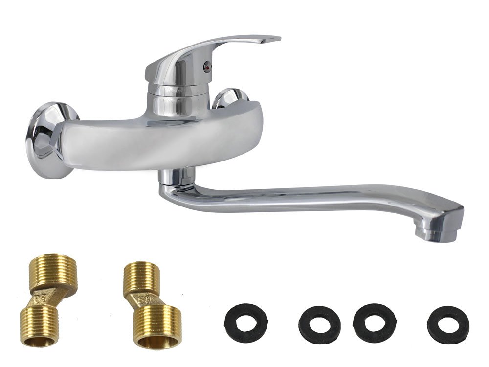 Rubinetto Bidet Monoleva Vetrineinrete - Miscelatore Ottone Cromato Con Beccuccio Orientabile - Foto 7