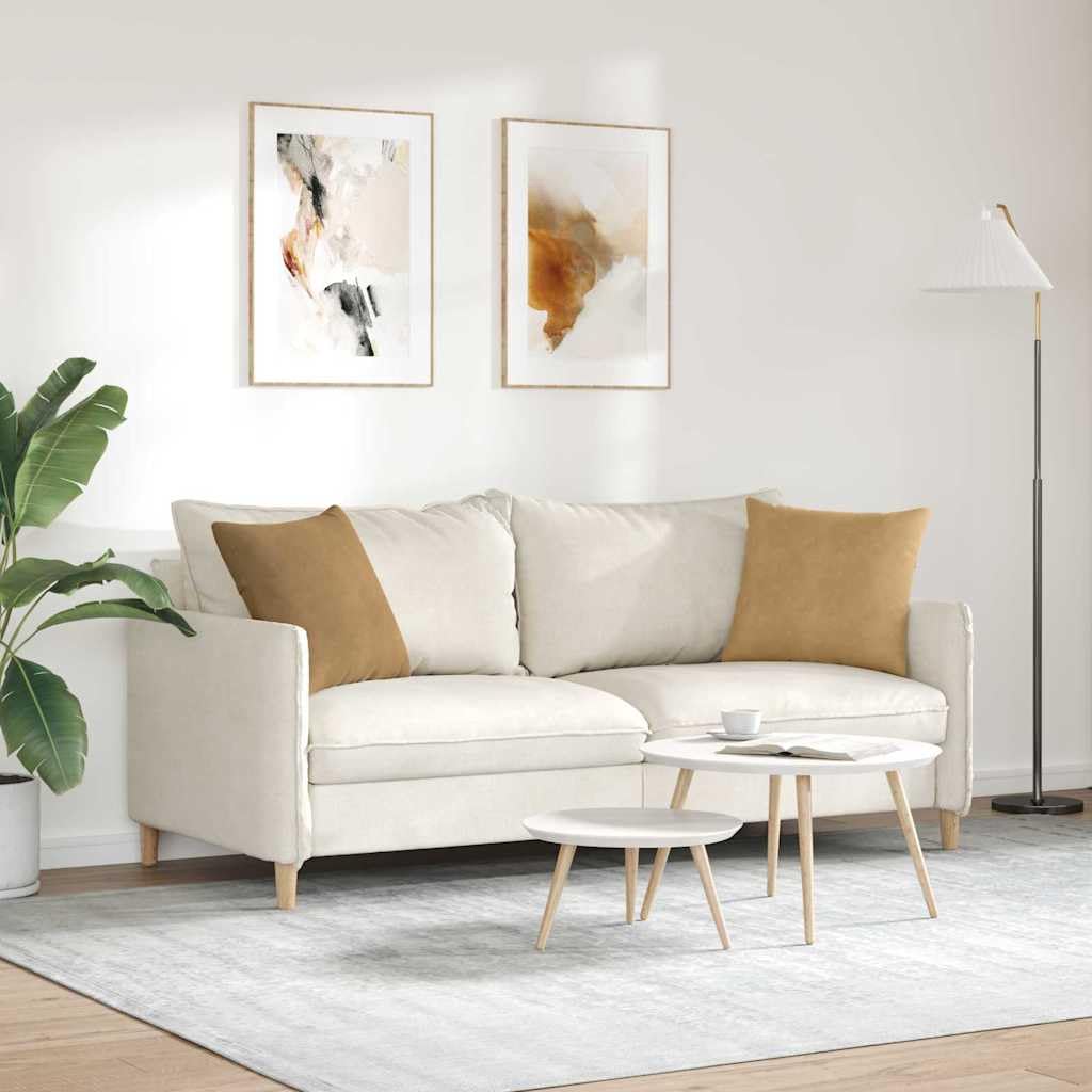 2 cuscini da divano, 45 x 45 cm, in velluto a coste con imbottitura in poliestere, federe rimovibili, ergonomici, per divano, sedia, ufficio e soggiorno, comodi e facili da pulire, colore