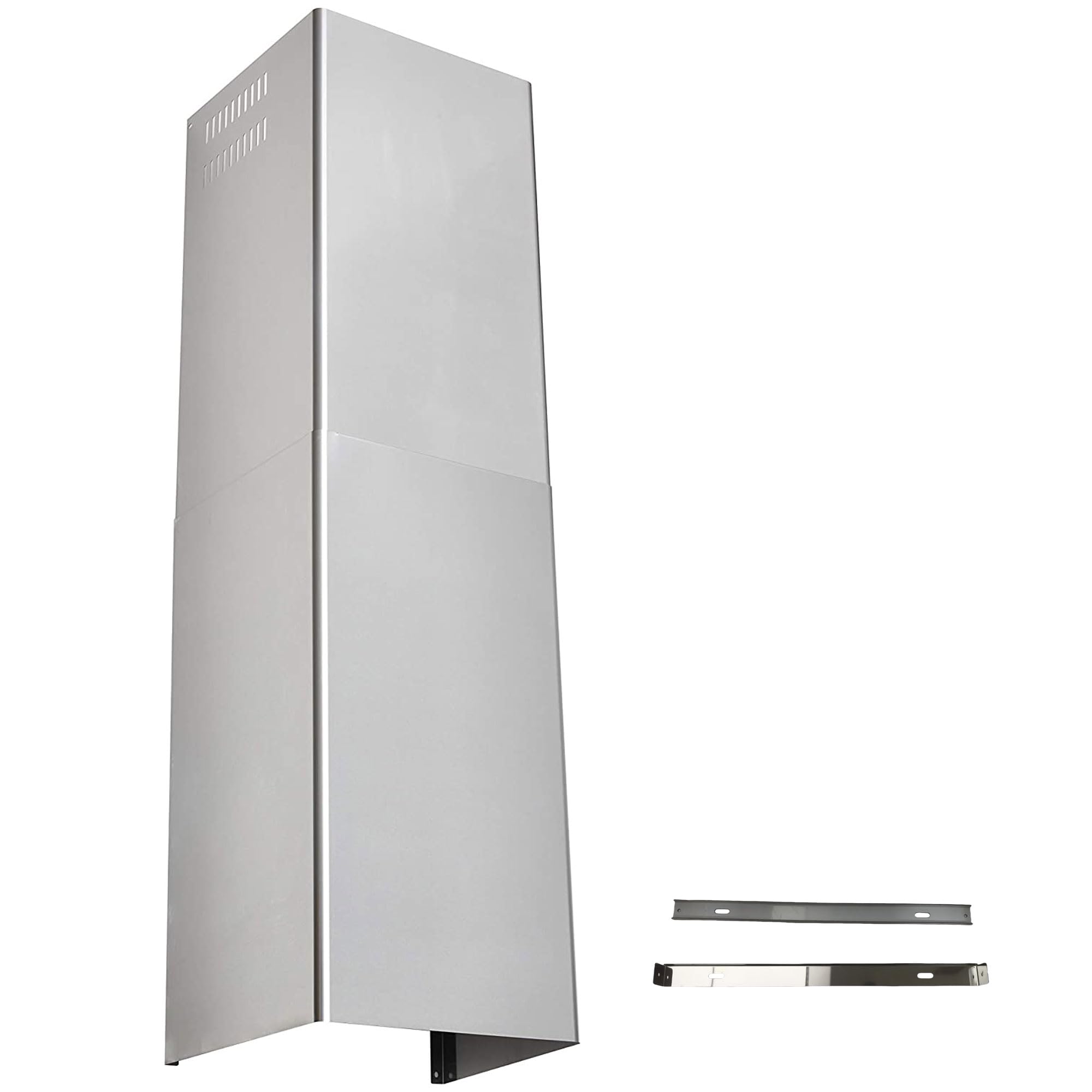 Photo 1 of [Scratches on it] HTH HTHomeprod Extension Wall Mount Range Hood Stainless Steel Exhaust Duct Chimney Cover Up to 9 ft. Ceiling