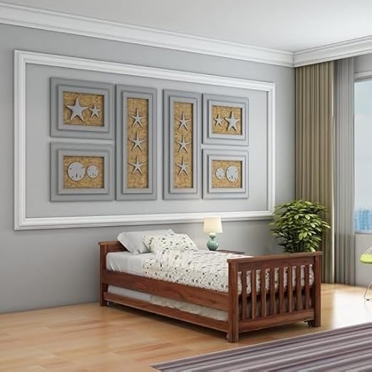 Advika Elano Haven Sheesham Pull-Out Bed – Space-Saving Single Bed | Solid Sheesham Wood | Trundle Design-image-23
