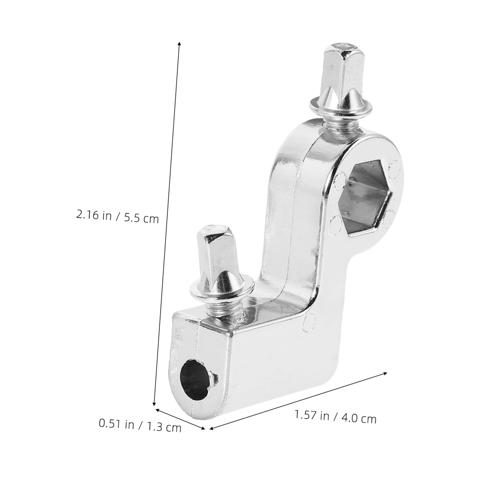 Abaodam Drum Accessory Hammer Mount Bass Drum Beater Rack for Single Pedal Durable Metal Plastic