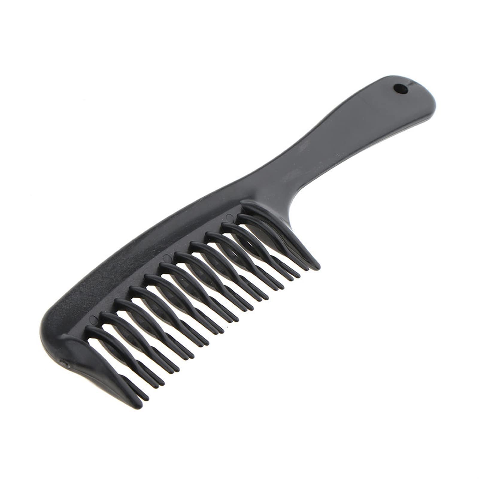 DieffematicSZ Grzebień Plastic Comb Hairdressing Comb Household Styling Comb Black Hair Comb Big Tooth Comb