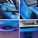 Lypumso Chameleon Blue to Purple Vinyl Wrap, Matte Car Wrap Vinyl Vehicle Adhesive Film Air Release Stretchable Color Change Car Stickers DIY Decals for Auto Exterior Interior 1ft x 10ft