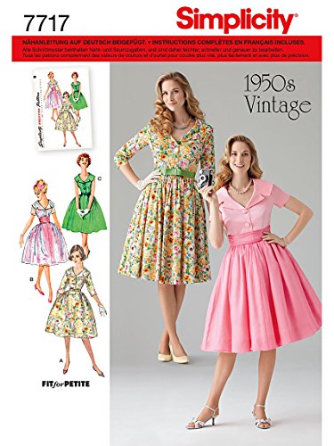 Preisvergleich Produktbild Simplicity Schnittmuster 7717.U5 Kleid